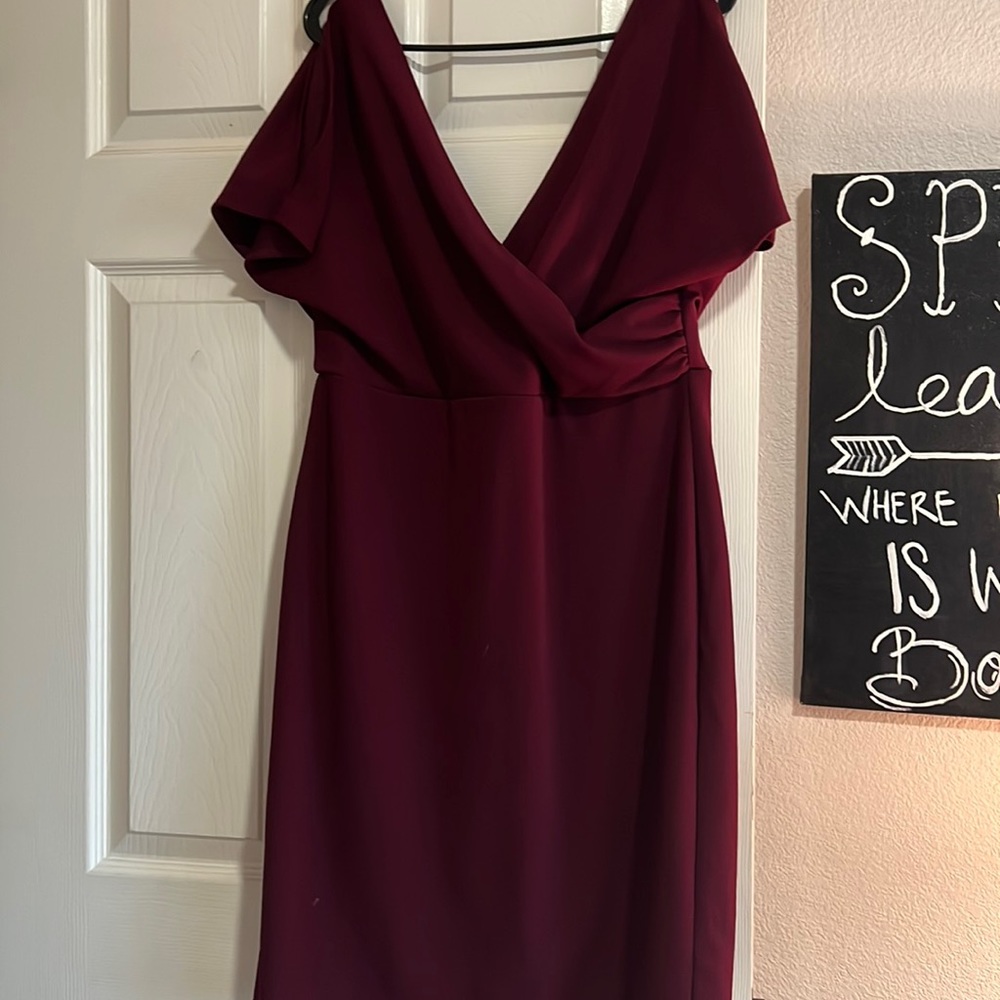 Burgundy Lulu Dress